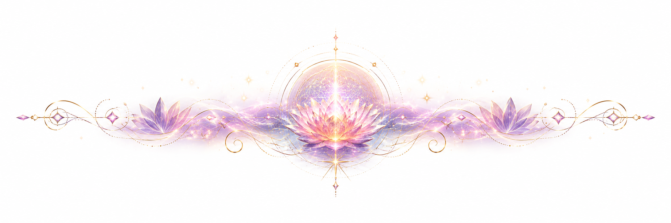About Divine Essence Ascension DEA Lotus Sacred Geometry Divider